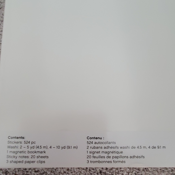 SCRAPBOOKING STICKERS AND EMBELLISHMENT BOX - Picture 4 of 4